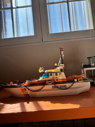Lego Barco Guardacostas y Lancha