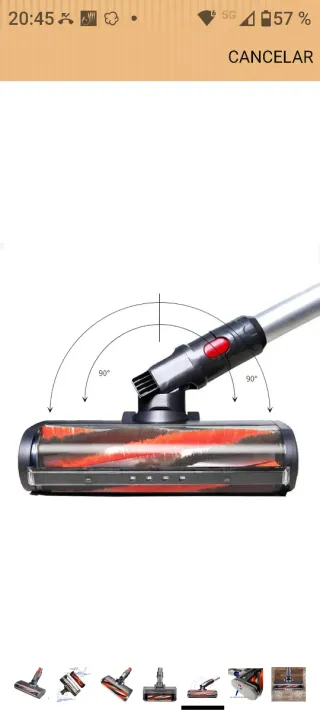 Cabezal Dyson V7 V8 V10 V11