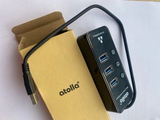 Hub USB 3.0 a Ethernet 1000Mbps 4 en 1. Nuevo