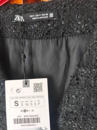 Vestido blazer negro Zara