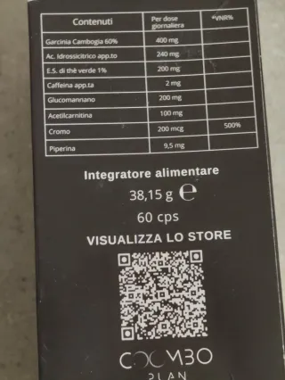 Integratore Dimagrante Garcinia Glucomannano