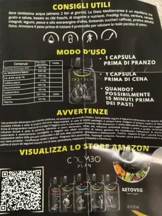 Integratore Dimagrante Garcinia Glucomannano