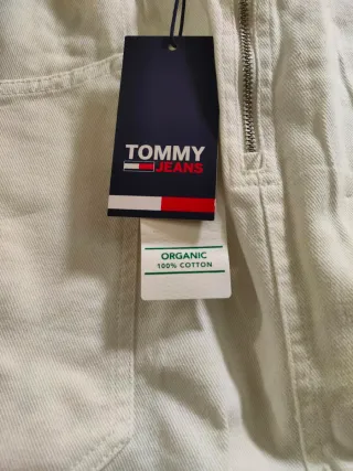 TOMMY HILFIGER - Falda Blanca Vaquera
