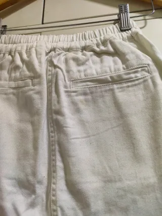 TOMMY HILFIGER - Falda Blanca Vaquera