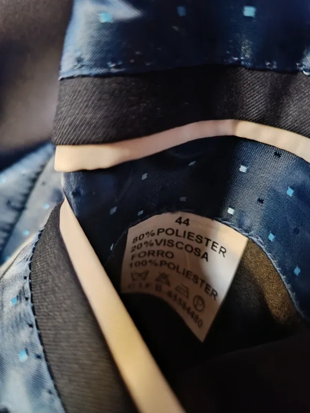 Traje azul marino Talla 38