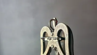 Broche y Colgante Nácar Ángel Multicolor