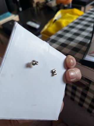 Pendientes Plata con Rubíes