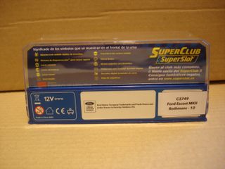 SCALEXTRIC FORD ESCORT ROTHMANS REF C3749 NUEVO