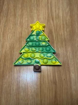 Popit Navidad Árbol Amarillo y Verde