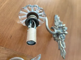 Apliques de pared dorados