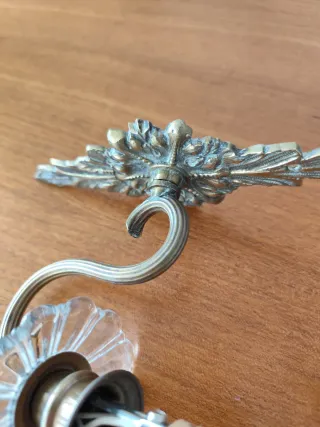 Apliques de pared dorados