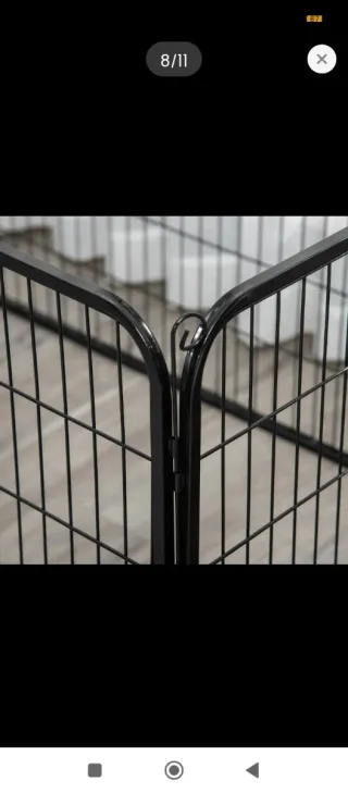 Parco per animali in metallo