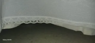 Cancán niña comunión blanco