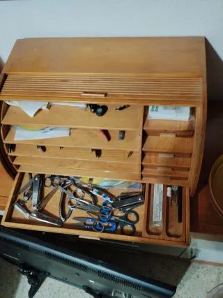 Escritorio Secreter Persiana Madera