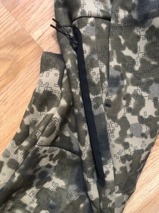 Nike Tech Men's Open-Hem Fleece Camo Pants XXL