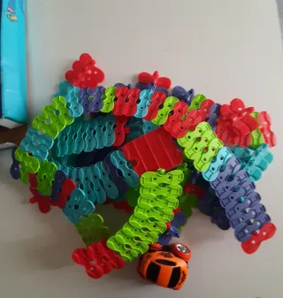 Pista macchinine Montessori 184 pezzi