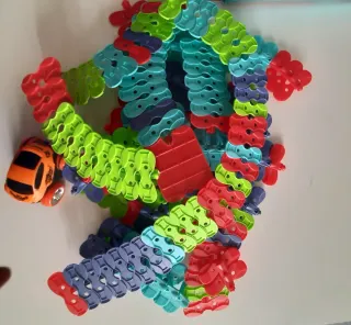 Pista macchinine Montessori 184 pezzi