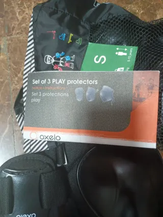 Protecciones Patinaje Niños Oxelo Talla S