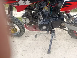 Pit Speed Motocross Roja y Blanca