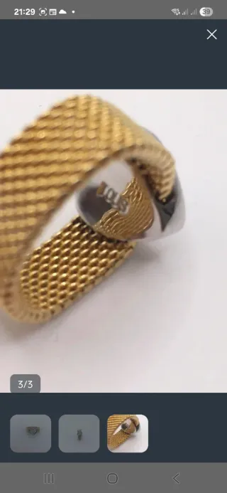 Anillo Tous Oro 18k Diamantes 8.38gr