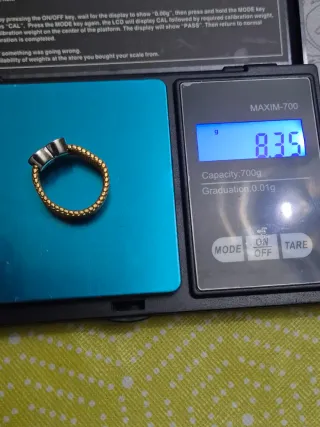 Anillo Tous Oro 18k Diamantes 8.38gr