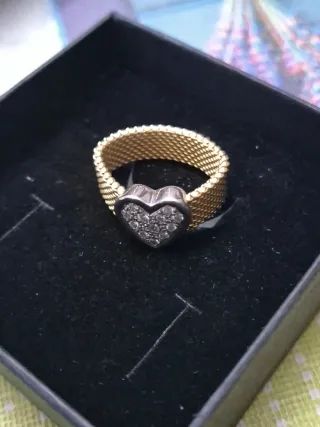 Anillo Tous Oro 18k Diamantes 8.38gr