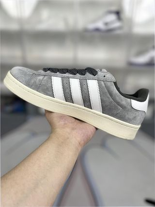 Adidas Campus Mujer Talla 40 Gris/Blanco