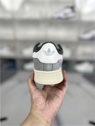 Adidas Campus Mujer Talla 40 Gris/Blanco