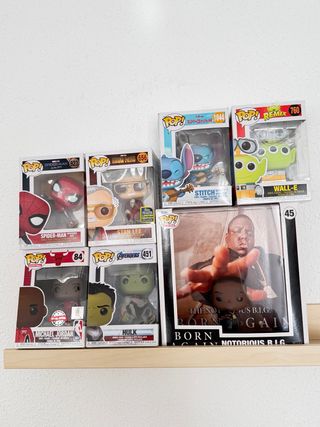 Colección Funko Pop! Marvel, Disney, NBA, Notoriou