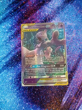 Carta Pokémon Mewtwo y Mew-GX 270 PS