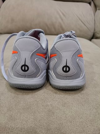 Zapatillas Futsal Nike Gris Naranja