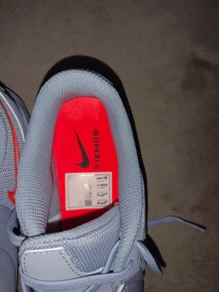 Zapatillas Futsal Nike Gris Naranja