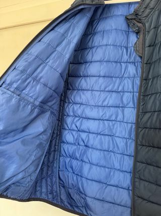 Chaleco acolchado azul hombre