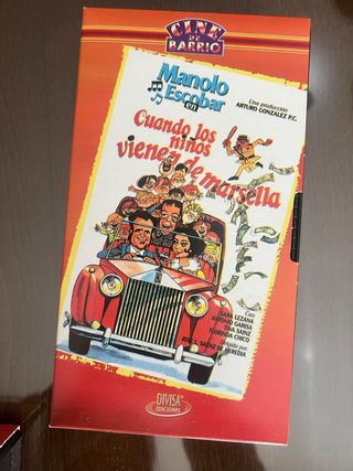 Colección VHS Manolo Escobar - Cine de Barrio.