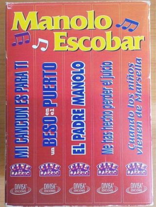 Colección VHS Manolo Escobar - Cine de Barrio.