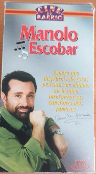 Colección VHS Manolo Escobar - Cine de Barrio.