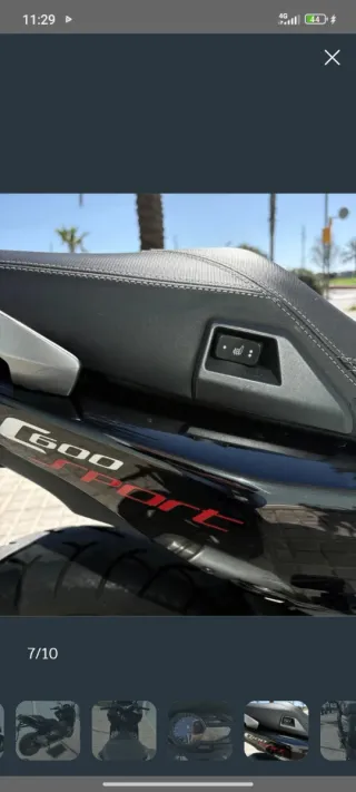 BMW C600 Sport 2015 se acepta cambio por furgoneta