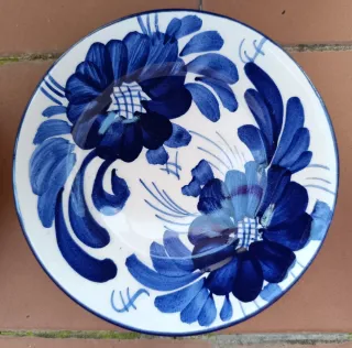 16 Platos Decorativos y 3 Macetas Cerámica