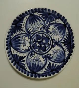 16 Platos Decorativos y 3 Macetas Cerámica