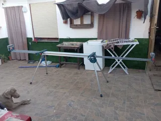 Mesa de trabajo de corte plegable