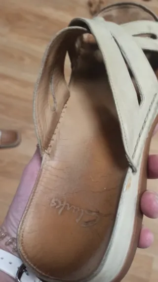 Sandalias de piel Clarks Talla 39