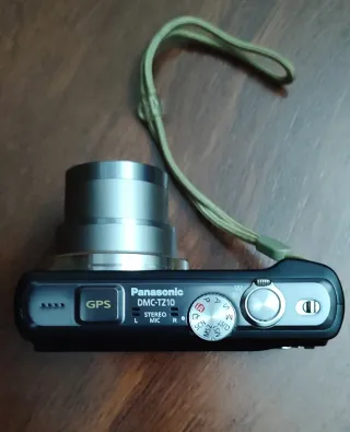 Panasonic Lumix DMC-TZ10 Cámara Digital Negra