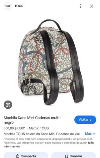 Mochila TOUS - NUEVA - VALOR 300€