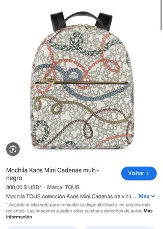 Mochila TOUS - NUEVA - VALOR 300€