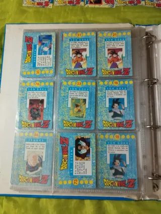 Colección Cartas Dragón Ball Z Bandai