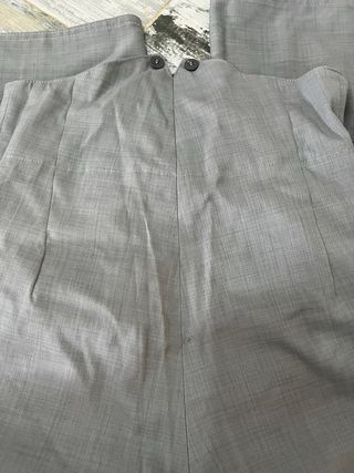 Pantalón de traje gitanillo gris perla