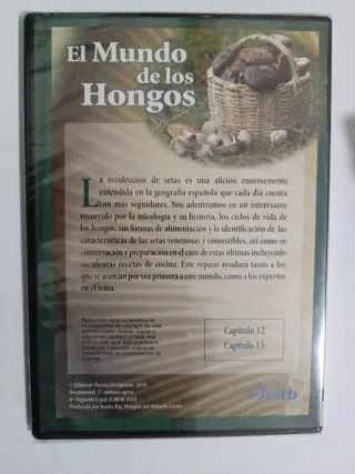DVD El Mundo de las Setas y los Hongos. 6 Vol.