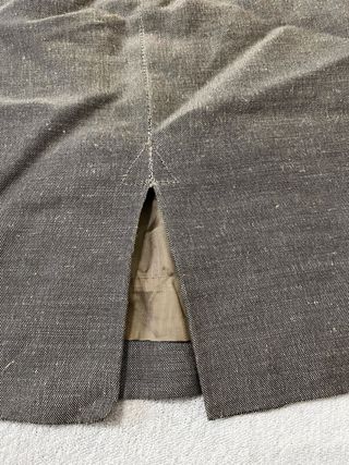 Gonna Max Mara elegante lino/viscosa