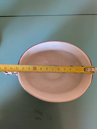 Portagioie Vintage Fiori Ceramica