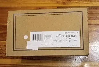 Caja cartón Polo Ralph Lauren de zapatillas vacía